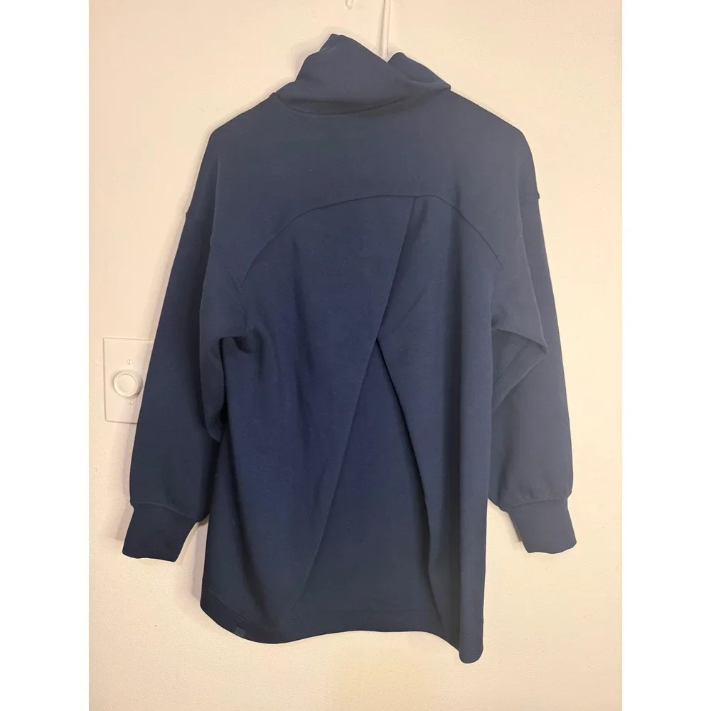 Lululemon Modal-blend Mockneck Tunic True Navy Oversized Size 2